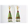 Image 1 : 6.58GRAM INDIAN HANDMADE LAKH FASHION EARRING