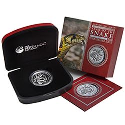 2013 1 oz Silver Year of the Snake High Relief Proof Co