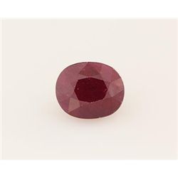 Loose Gemstone Faceted Ruby Corrundum