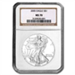 2005 Silver American Eagle (NGC MS-70)