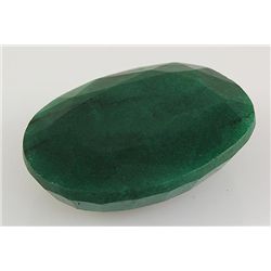 Emerald 114.62ctw Loose Gemstone 39x30x13mm Oval Cut