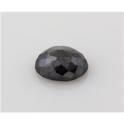 Moissanite Black Diamond Oval Cut 4.89ct, 10x12.30mm