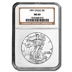 1991 Silver American Eagle (NGC MS-69)