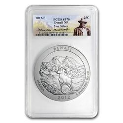 2012-P 5 oz Denali SP-70 PCGS Roosevelt Label