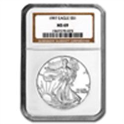 1997 Silver American Eagle (NGC MS-69)