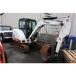 2008 BOBCAT 331G LONG ARM EXCAVATOR, WHITE, VIN # AACS11283
