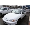 Image 1 : 2000 CHEVROLET CAVALIER, 4DR SDN, WHITE, VIN #361JC5244Y5198555,
