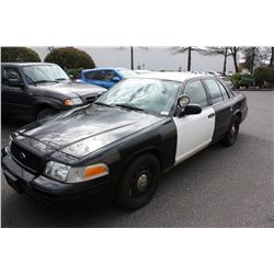 2008 FORD CROWN VICTORIA, 4DSDN, BLACK, VIN#2FAHP71V88X133724,