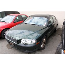 2000 VOLVO S80T6, GREEN VIN#YV1TS90D9Y1146931
