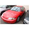 Image 1 : 2001 CHEVROLET CAVALIER, 4DRSDN, RED, VIN#3G1JC524515115351,