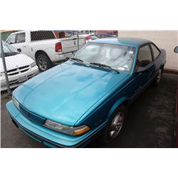 1993 PONTIAC SUNBIRD, SE 2 DR COUPE, GREEN, VIN#3G2JB11T2PS802523,