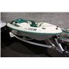 Image 1 : SEADOO CHALLANGER SPEED BOAT, WHITE AND GREEN, WITH TRAILER