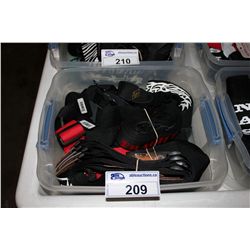 BIN OF ASSORTED GUITAR STRAPS