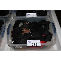 BIN OF ASSORTED GUITAR STRAPS