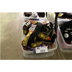 BIN OF ASSORTED GUITAR STRAPS