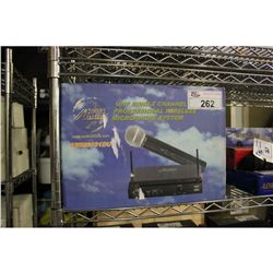 AUDIO 2000 PROFESSIONAL WIRELESS MIRCROPHONE SYSTEM