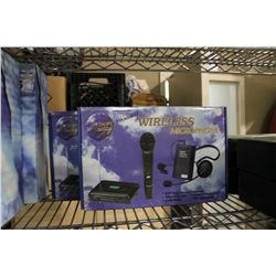 2 AUDIO 2000 WIRELESS MIRCROPHONE SYSTEMS