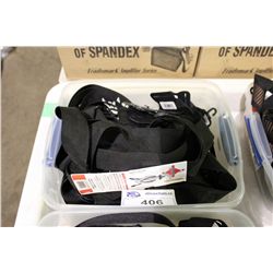 BIN OF ASSORTED GUITAR STRAPS