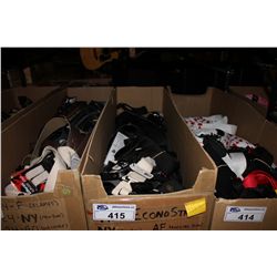 LARGE BOX OF ASSORTED GUITAR STRAPS