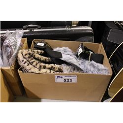 BOX OF ASSORTED GUITAR STRAPS