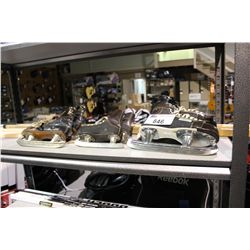 LOT OF COLLECTOR STICKS & SKATES