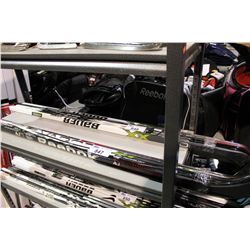 5 ASSORTED HOCKEY STICKS