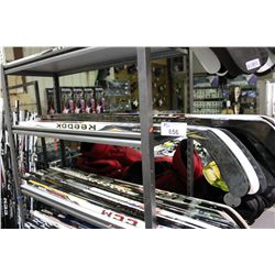 LARGE LOT OF ASSORTED HOCKEY STICKS