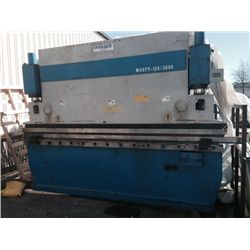 YAN YANGLI HYDRAULIC PRESS BRAKE MODEL WC67Y-125/3600 3 PHASE 220VOLT 1250KN NOMINAL FORCE