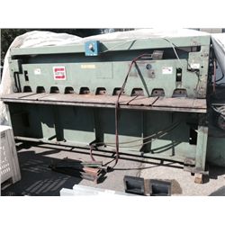 SCOTTISH PNEUMATIC SHEAR 10FT X 1/4" MILD STEEL PLATE