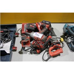 LOT OF ASSORTED POWER TOOLS