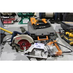 LOT OF ASSORTED POWER TOOLS