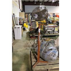 INDUSTRIAL SHOP FAN & LIGHT