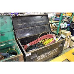 BLACK JOB BOX & CONTENTS