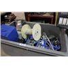 Image 1 : BIN OF ASSORTED ELECTRICAL PRODUCT *BIN NOT INCLUDED