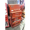 Image 1 : RED MASTERCRAFT 3 PIECE TOOL BOX & CONTENTS