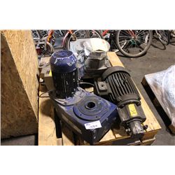 PALLET OF LARGE ELECTRIC MOTORS