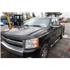 Image 1 : 2008 CHEVROLET SILVERADO LT, 4DOOR PU, BLACK, VIN # 2GCEK13M181318665