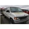 Image 2 : 1996 FORD CLUB WAGON, CARGO VAN, WHITE VIN# 1FBJS31G9THA53382