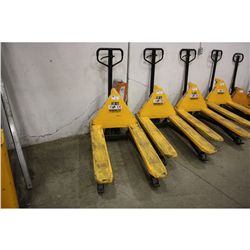 YELLOW WESCO 2200LBS SCISSOR LIFT PALLET JACK