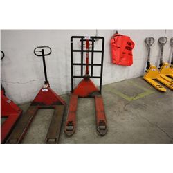 RED BT LIFTER 4500LBS PALLET JACK WITH CAGE