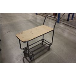 2 TEIR METAL MOBILE STOCK CART