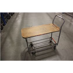 2 TEIR METAL MOBILE STOCK CART