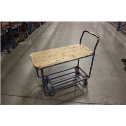 2 TEIR METAL MOBILE STOCK CART