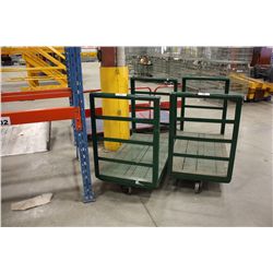 GREEN HEAVY DUTY PRODUCT CART