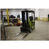 Image 1 : CLARK ECS-20, 3 STAGE 3300LBS ELECTRIC FORKLIFT