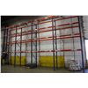 Image 2 : RUN OF 4 PALLET RACKING BAYS: INCLUDING 5 BLUE 20' UPRIGHTS AND 32 ORANGE CROSSBARS