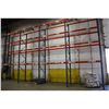 Image 2 : RUN OF 4 PALLET RACKING BAYS: INCLUDING 5 BLUE 20' UPRIGHTS AND 32 ORANGE CROSSBARS