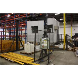 ORION PACKAGING M55-8X PALLET WRAPPING SYSTEM WITH SUPPLIES