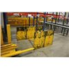 Image 1 : 5 YELLOW SAFTEY PALLET BARACADE SYSTEMS