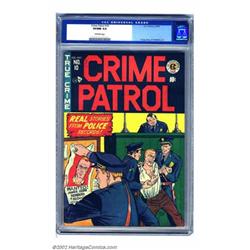 Crime Patrol #10 (EC, 1949) CGC VF/NM 9.0 Off-white pages. Johnny Craig was the top crime artist...